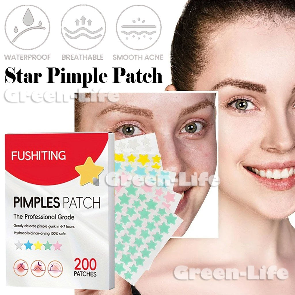200 Pieces Acne Patch Tag Hydrocolloid Pimple Spot Acne Patch Plaster Pimple