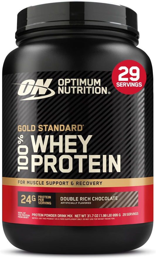 Gold Standard 100% Whey Protein Powder, Double Rich Chocolate, 2 Pound
