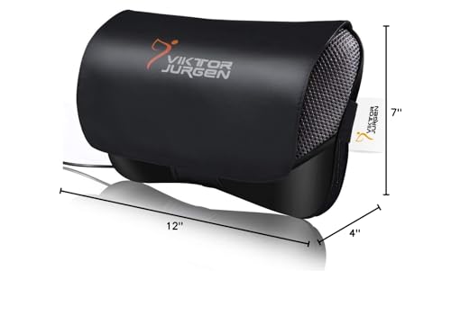 VIKTOR JURGEN Shiatsu Back Massager with Heat – Deep Tissue Massage for Neck, Shoulder, Leg, Upper & Lower Back Pain Relief, Electric Kneading 3D Massage Pillow Gifts for Men Women Dad, Mom, Christmas