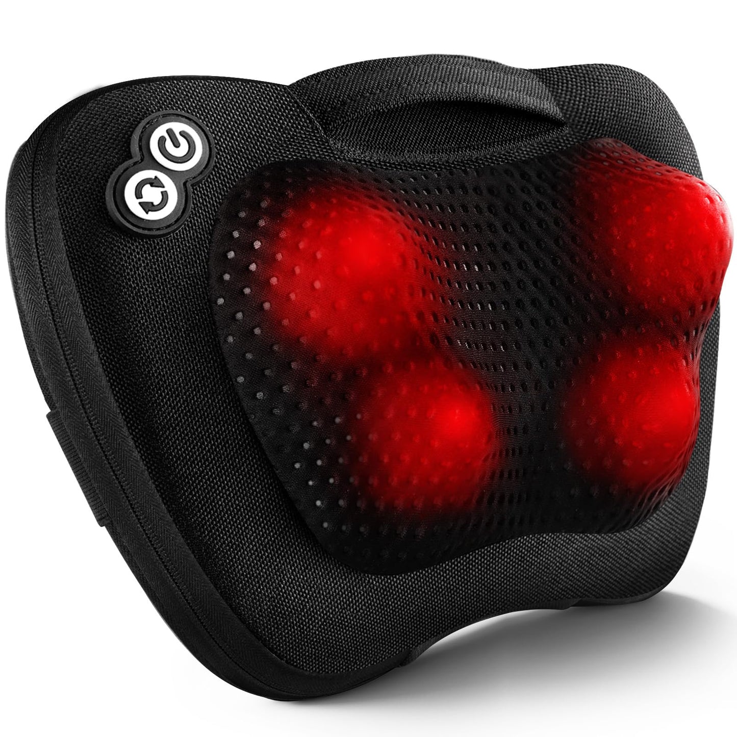 VIKTOR JURGEN Shiatsu Back Massager with Heat – Deep Tissue Massage for Neck, Shoulder, Leg, Upper & Lower Back Pain Relief, Electric Kneading 3D Massage Pillow Gifts for Men Women Dad, Mom, Christmas
