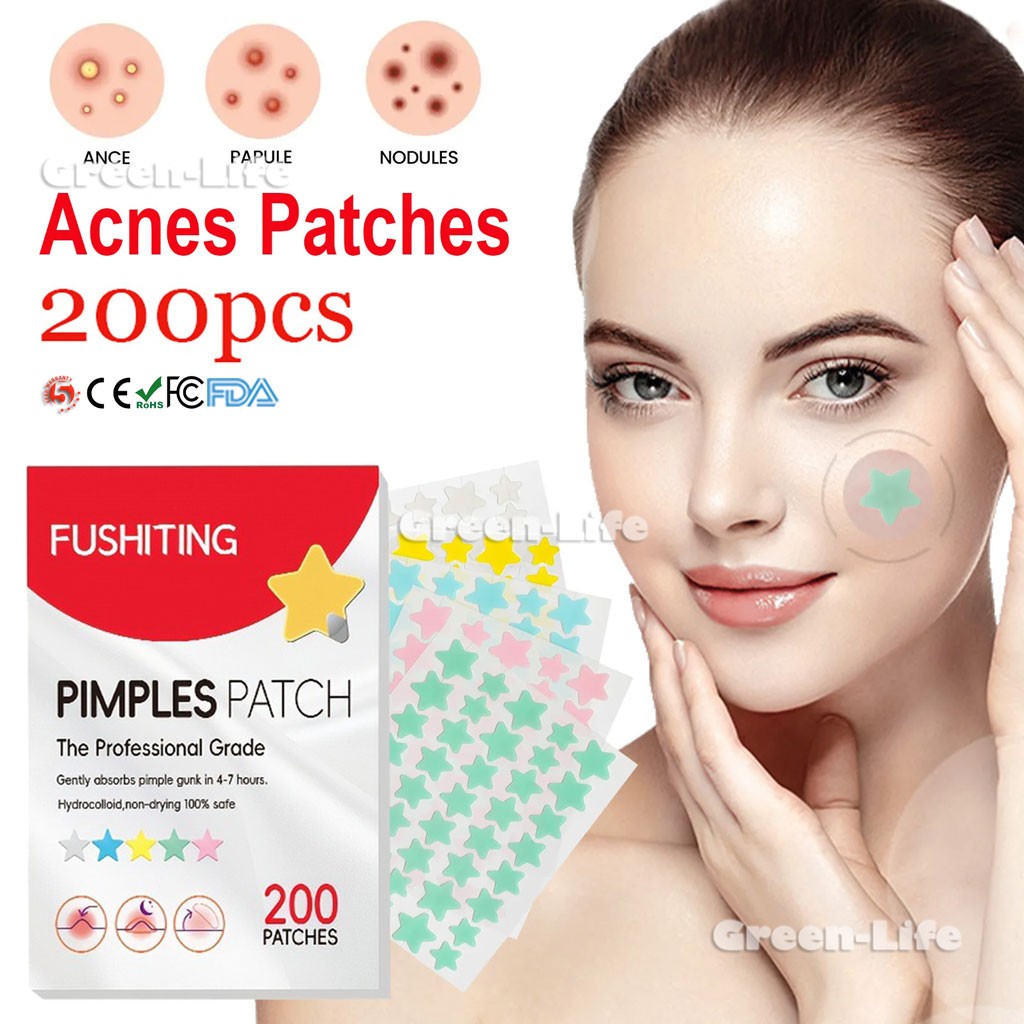 200 Pieces Acne Patch Tag Hydrocolloid Pimple Spot Acne Patch Plaster Pimple