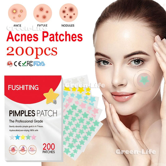 200 Pieces Acne Patch Tag Hydrocolloid Pimple Spot Acne Patch Plaster Pimple